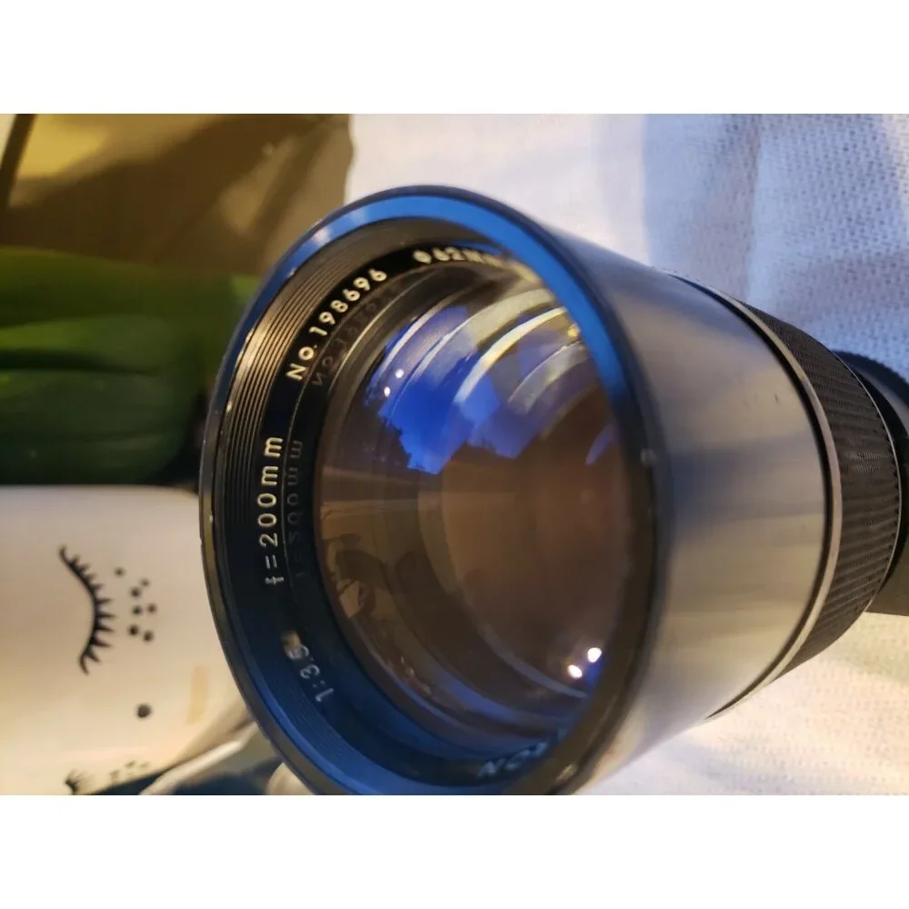 Auto Tamron 1:3.5 f=200mm No.198696 Camera Focal Lens for Pentax Made in Japan